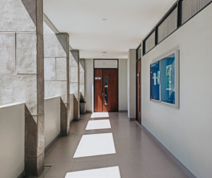 Empty Corridor , empty building. 